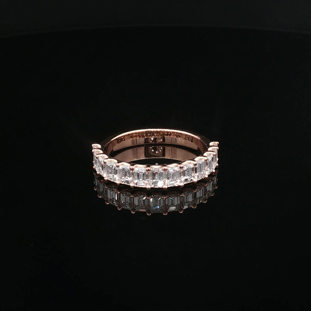 Rachel – Emerald-Cut Diamond Eternity Band
