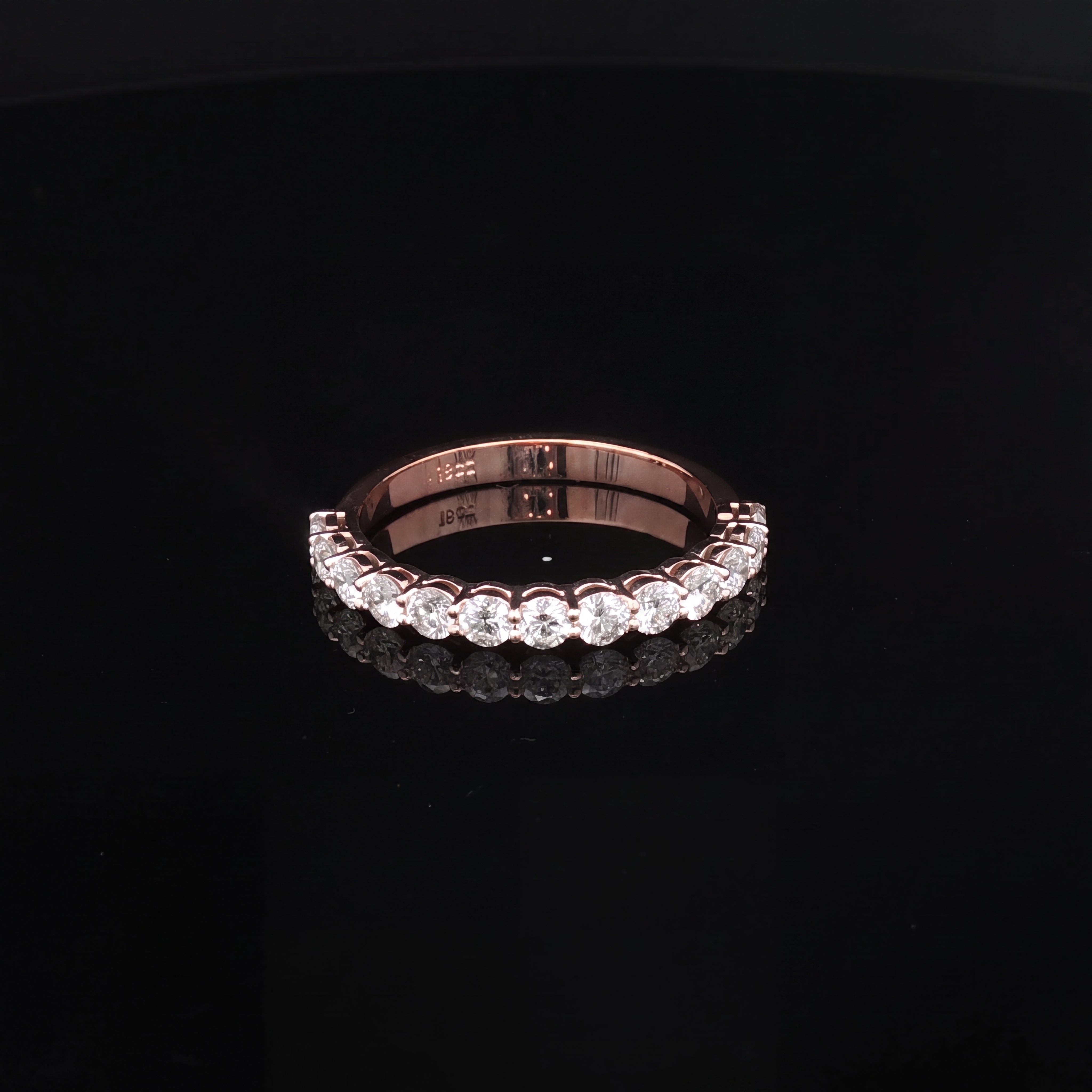 Ashley - Round Brilliant Cut Diamond Half-Eternity