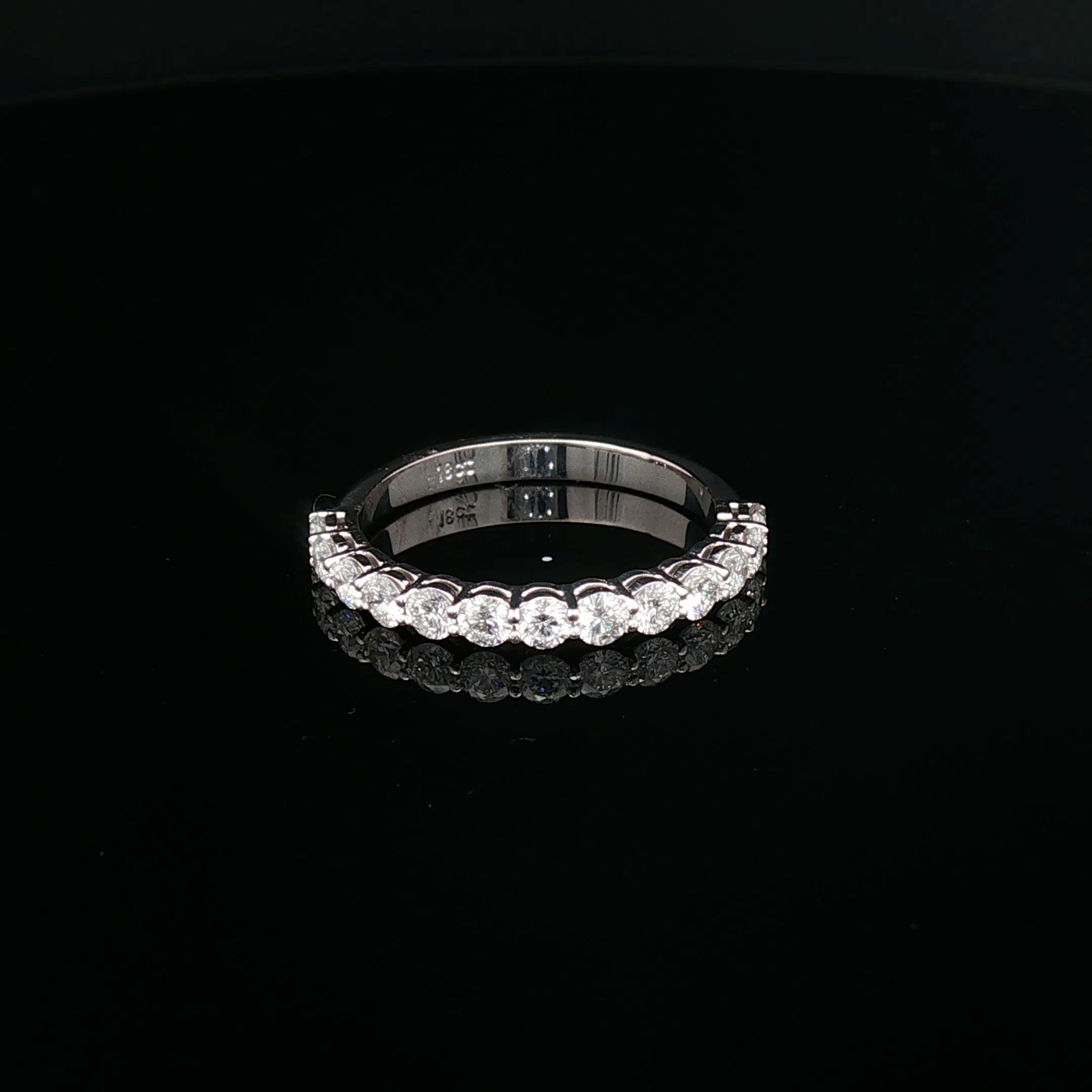 Ashley - Round Brilliant Cut Diamond Half-Eternity