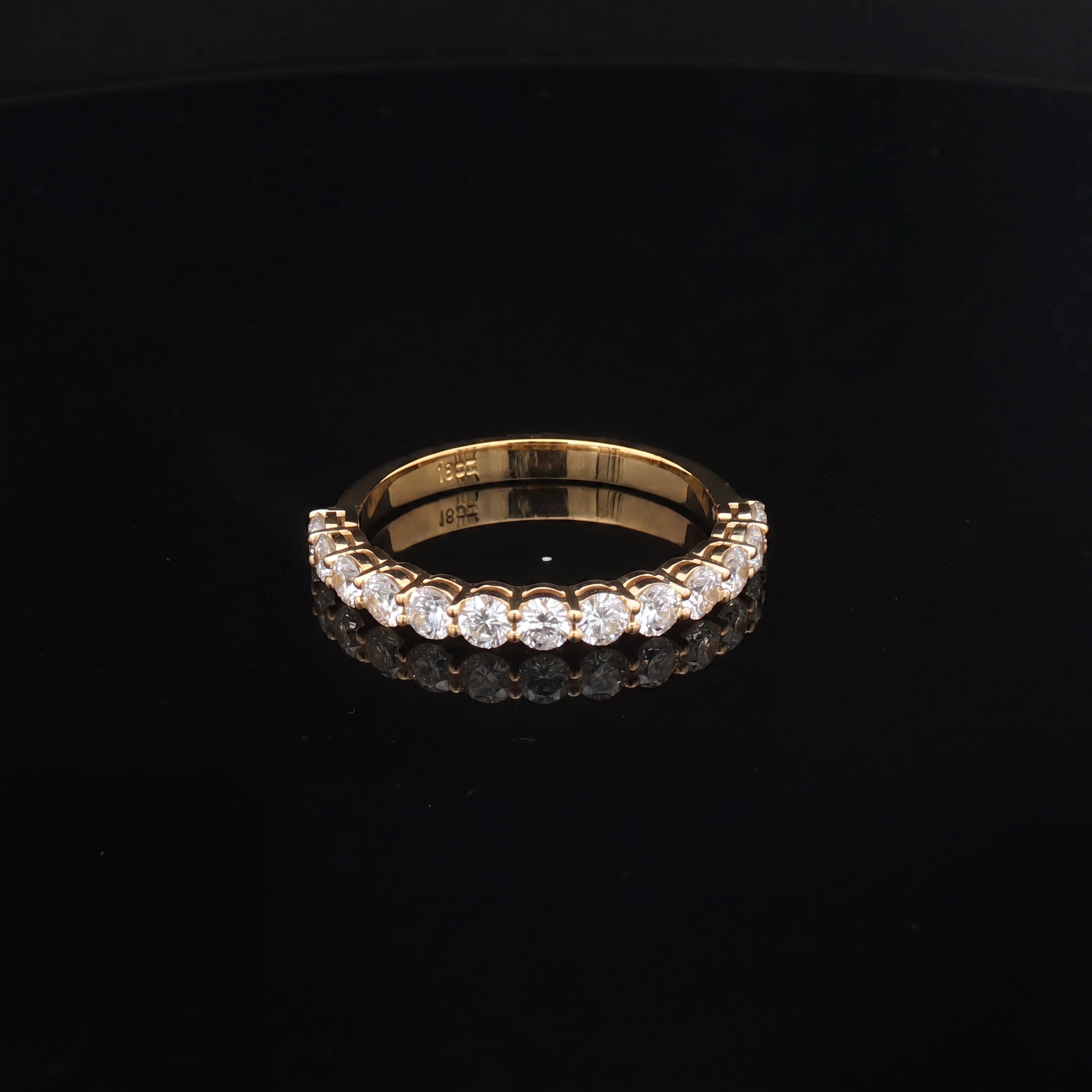 Ashley - Round Brilliant Cut Diamond Half-Eternity