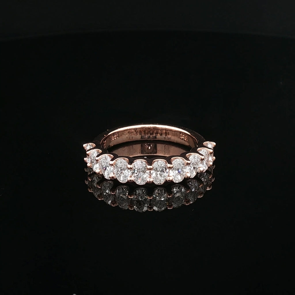 Claudia - Oval Diamond Eternity Ring