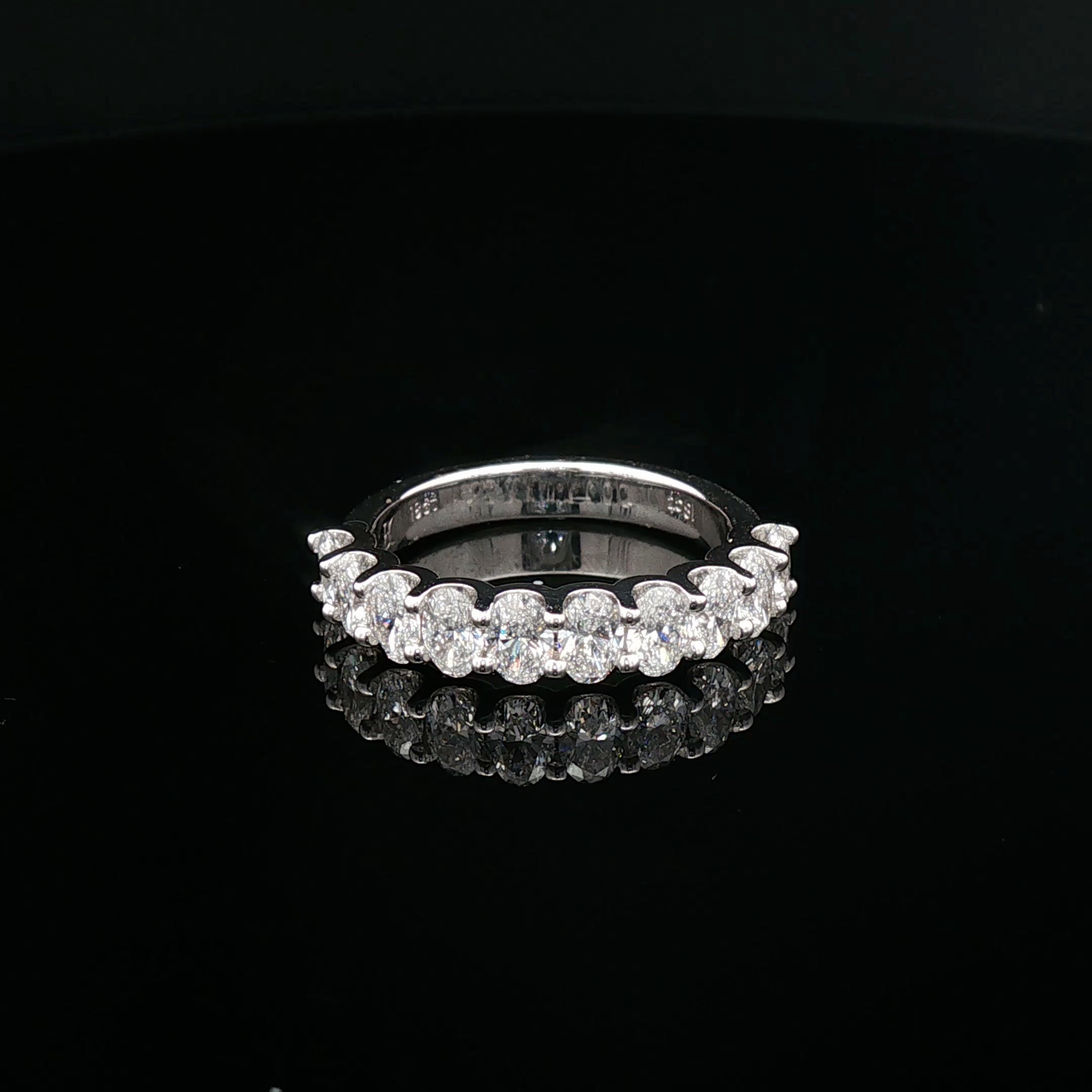 Claudia - Oval Diamond Eternity Ring