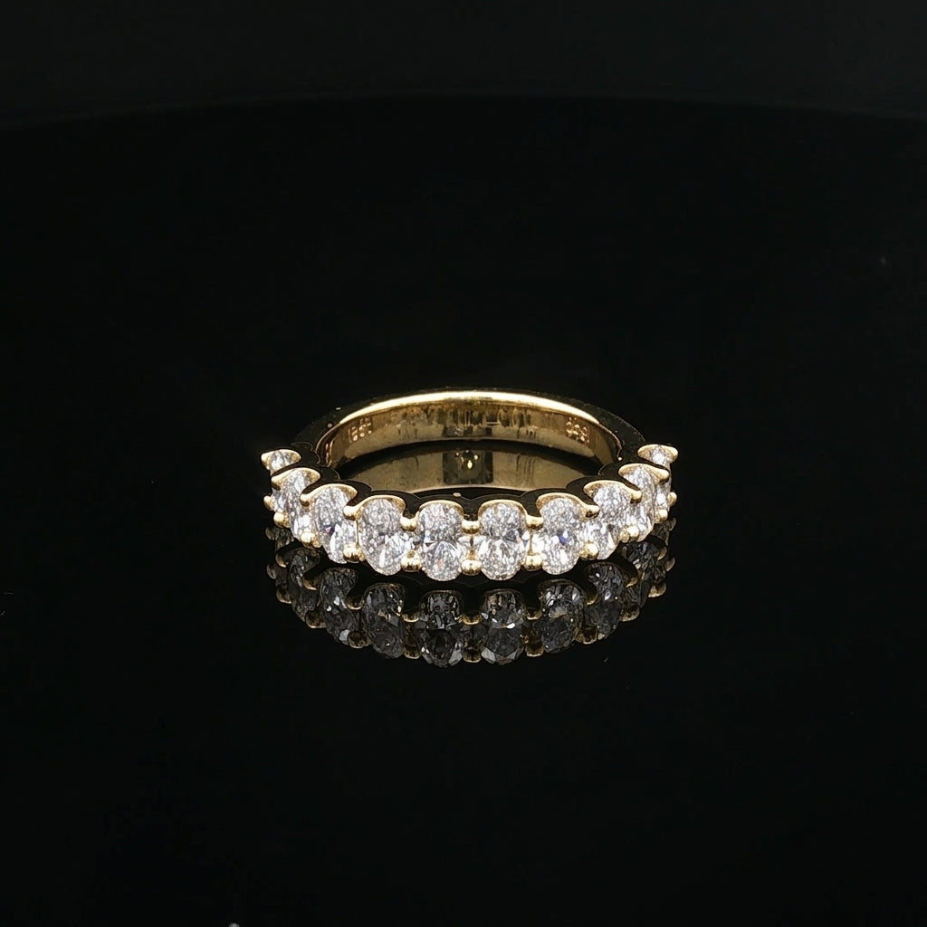 Claudia - Oval Diamond Eternity Ring