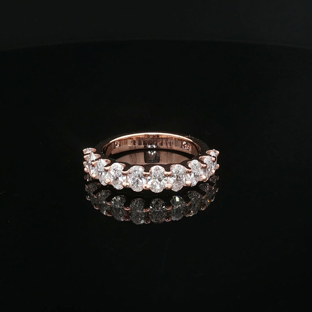 Taylor - Oval Cut Diamond Eternity Ring