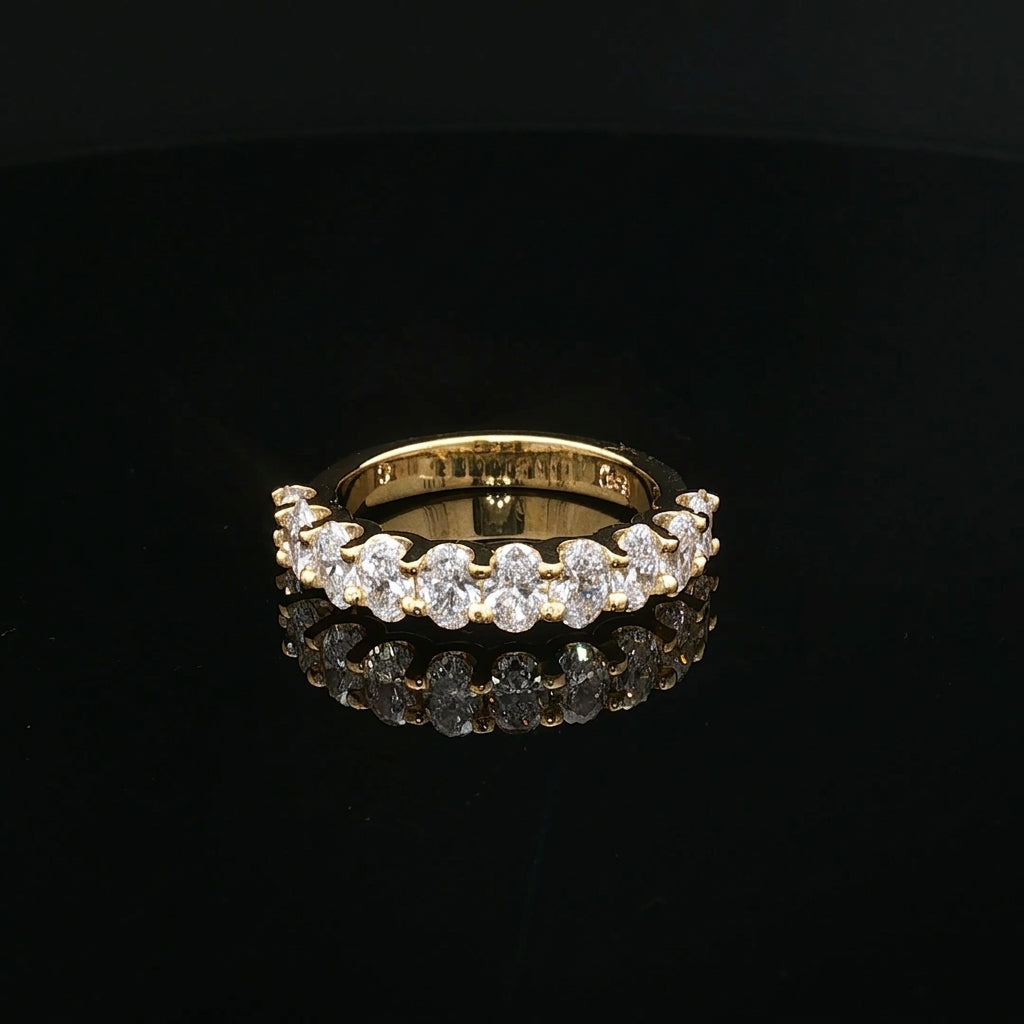 Taylor - Oval Cut Diamond Eternity Ring