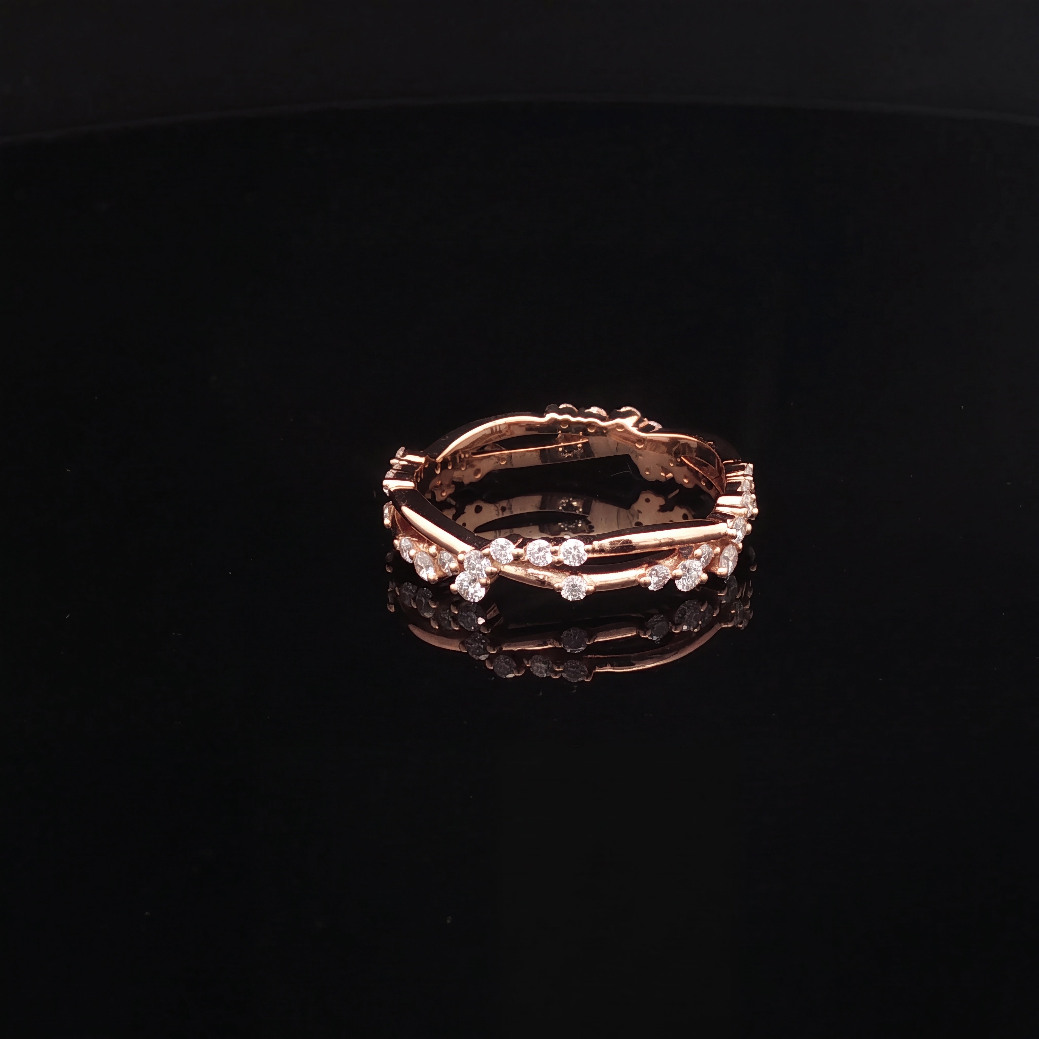 Victoria - Round Brilliant Diamond Nature-Inspired Eternity