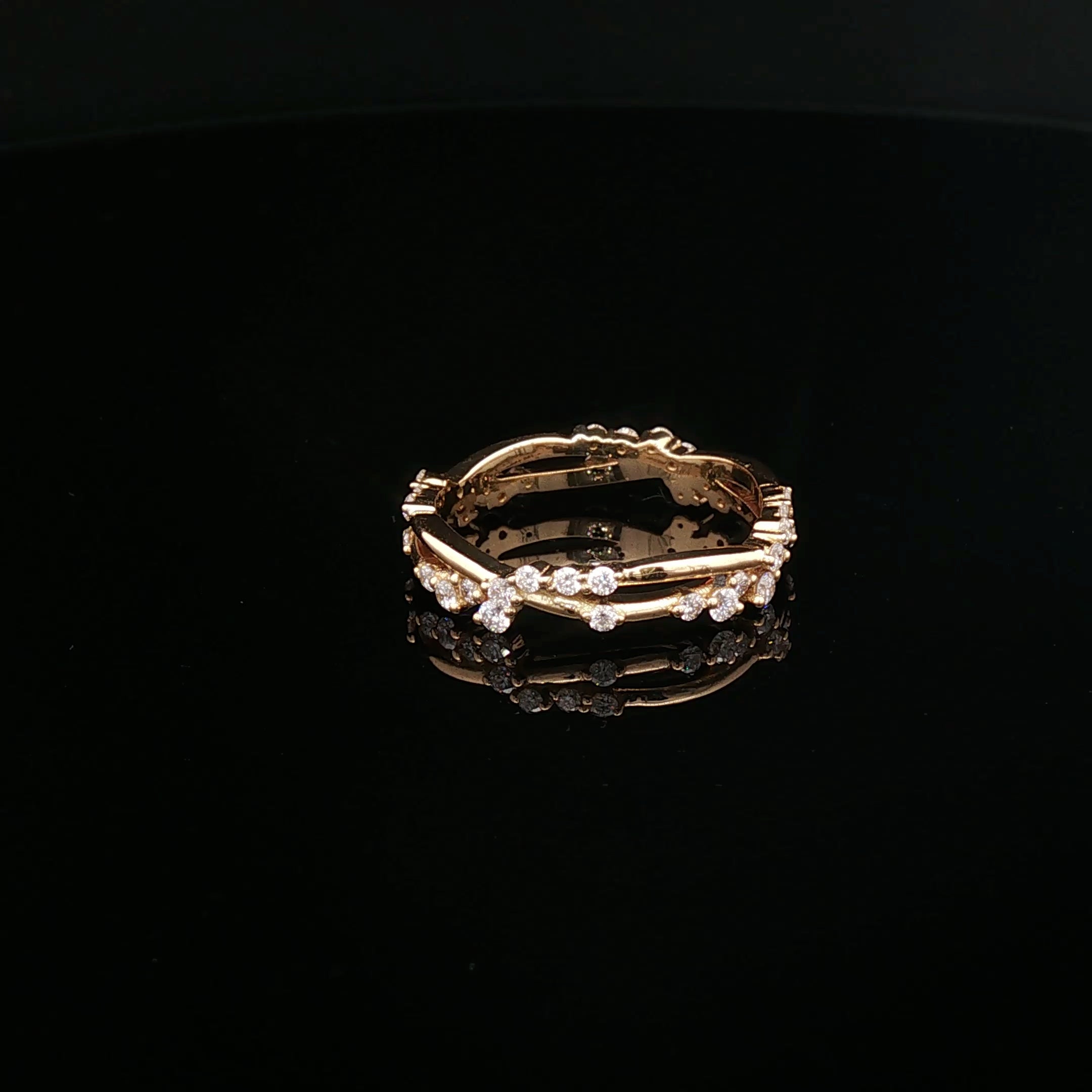 Victoria - Round Brilliant Diamond Nature-Inspired Eternity