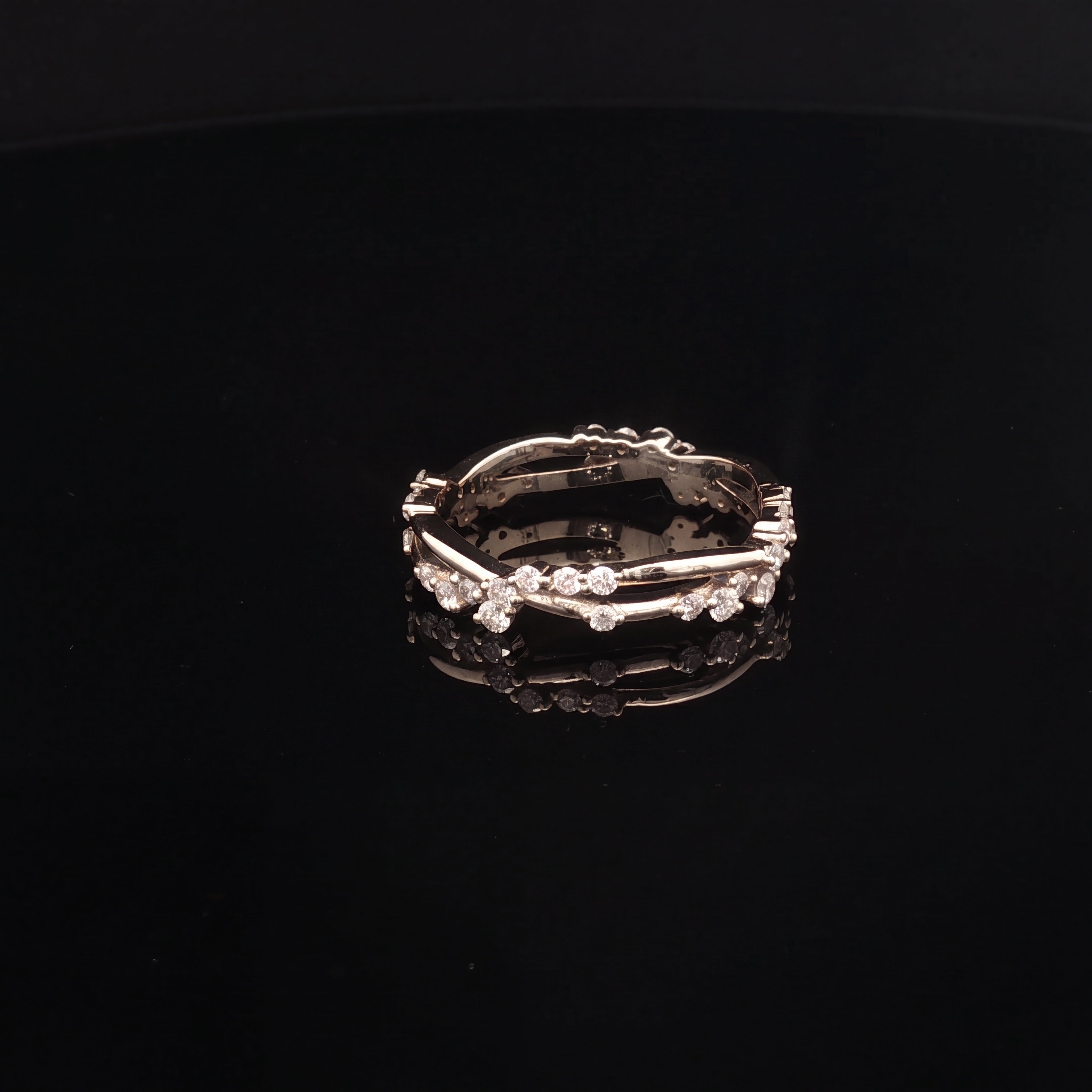 Victoria - Round Brilliant Diamond Nature-Inspired Eternity