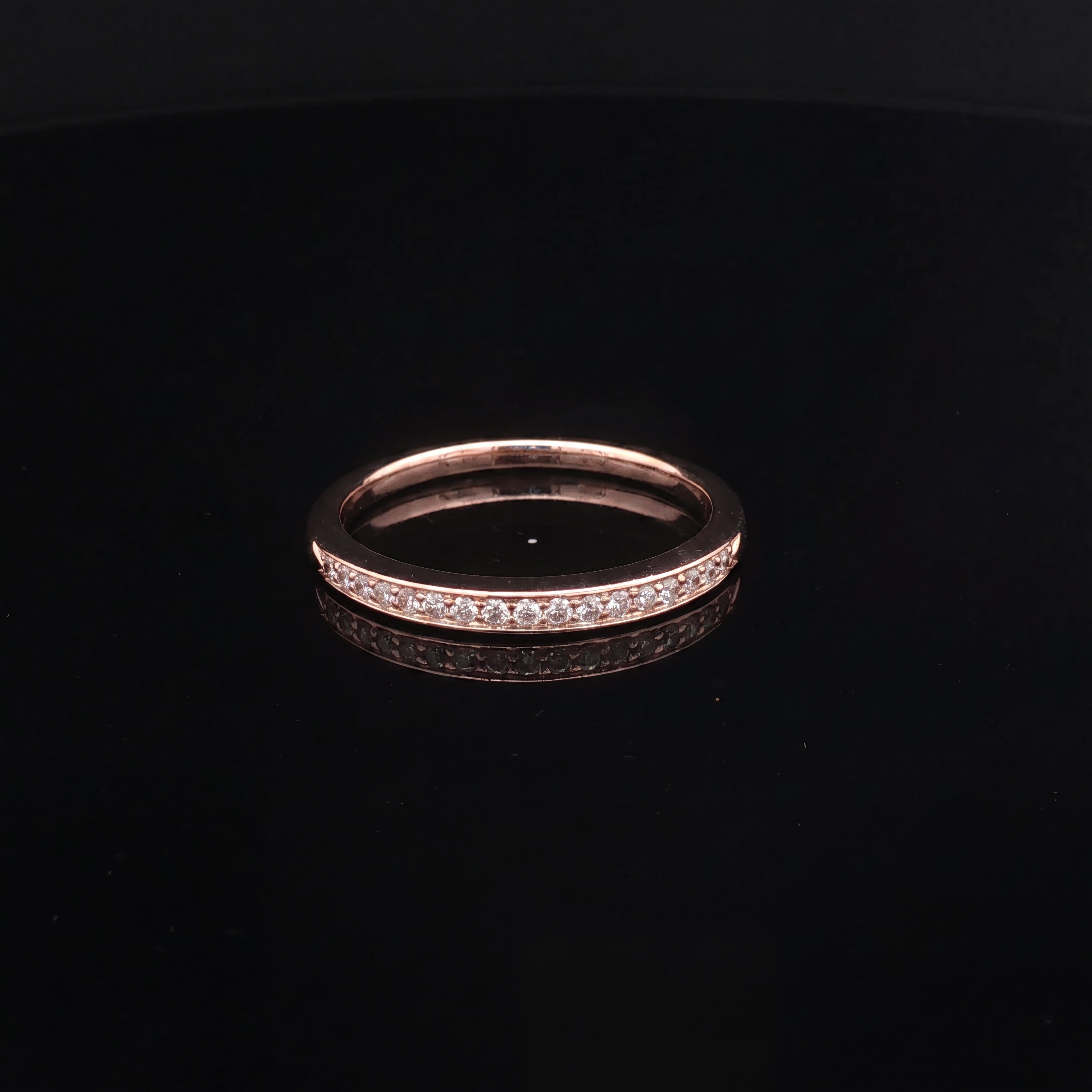 Linda - Pave Set Diamond Band