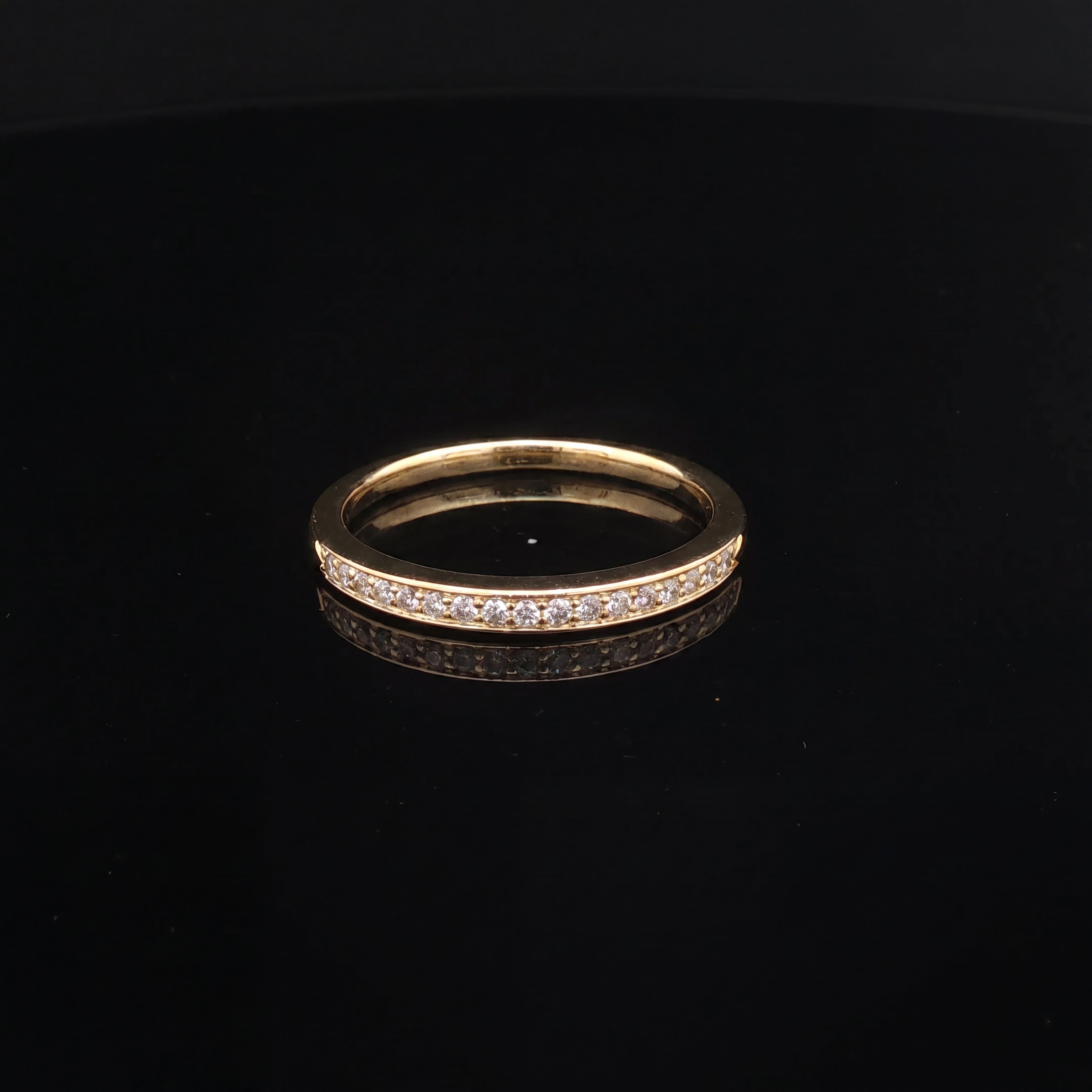 Linda - Pave Set Diamond Band