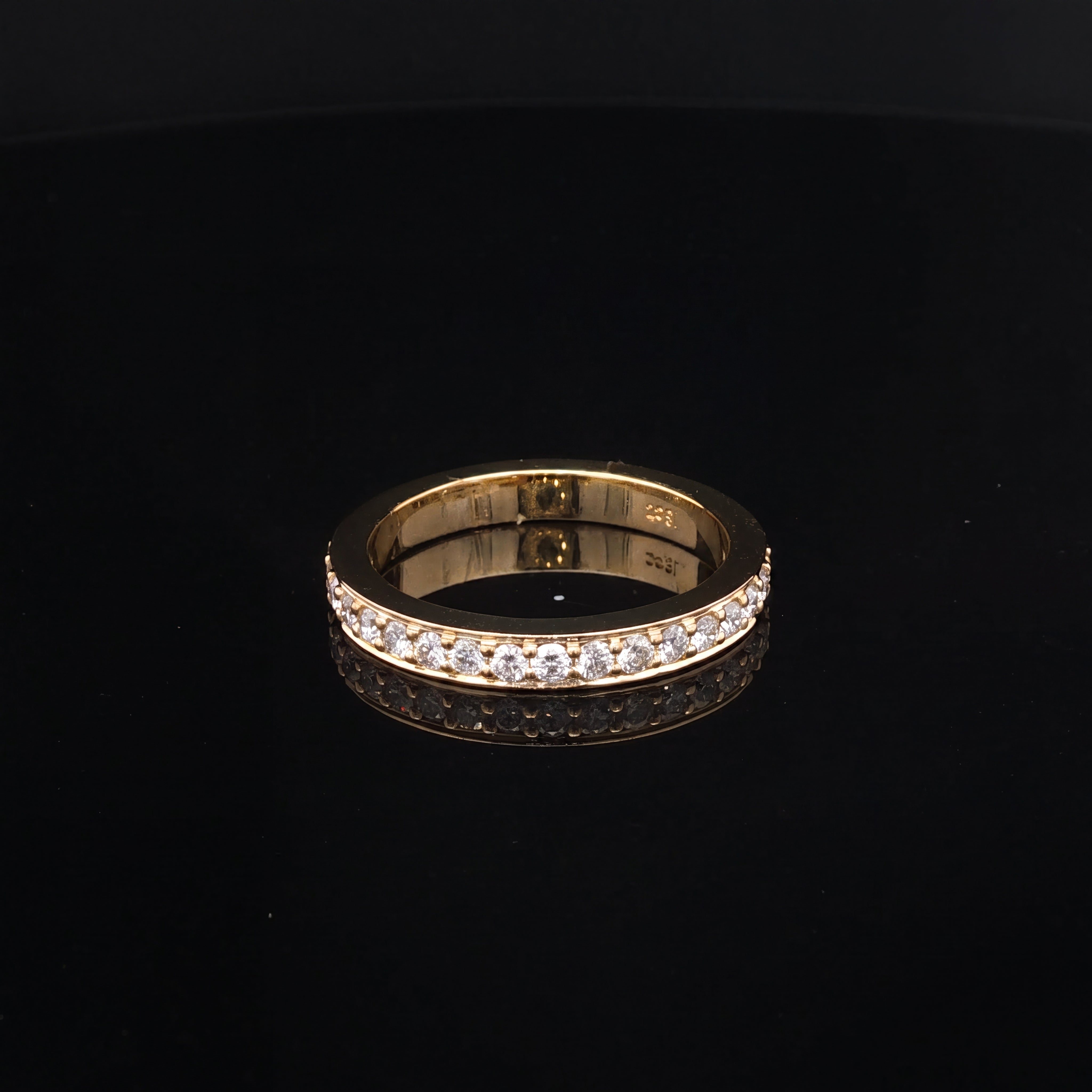 Kara - Classic Round Brilliant Cut Diamond Channel-Set Eternity Ring