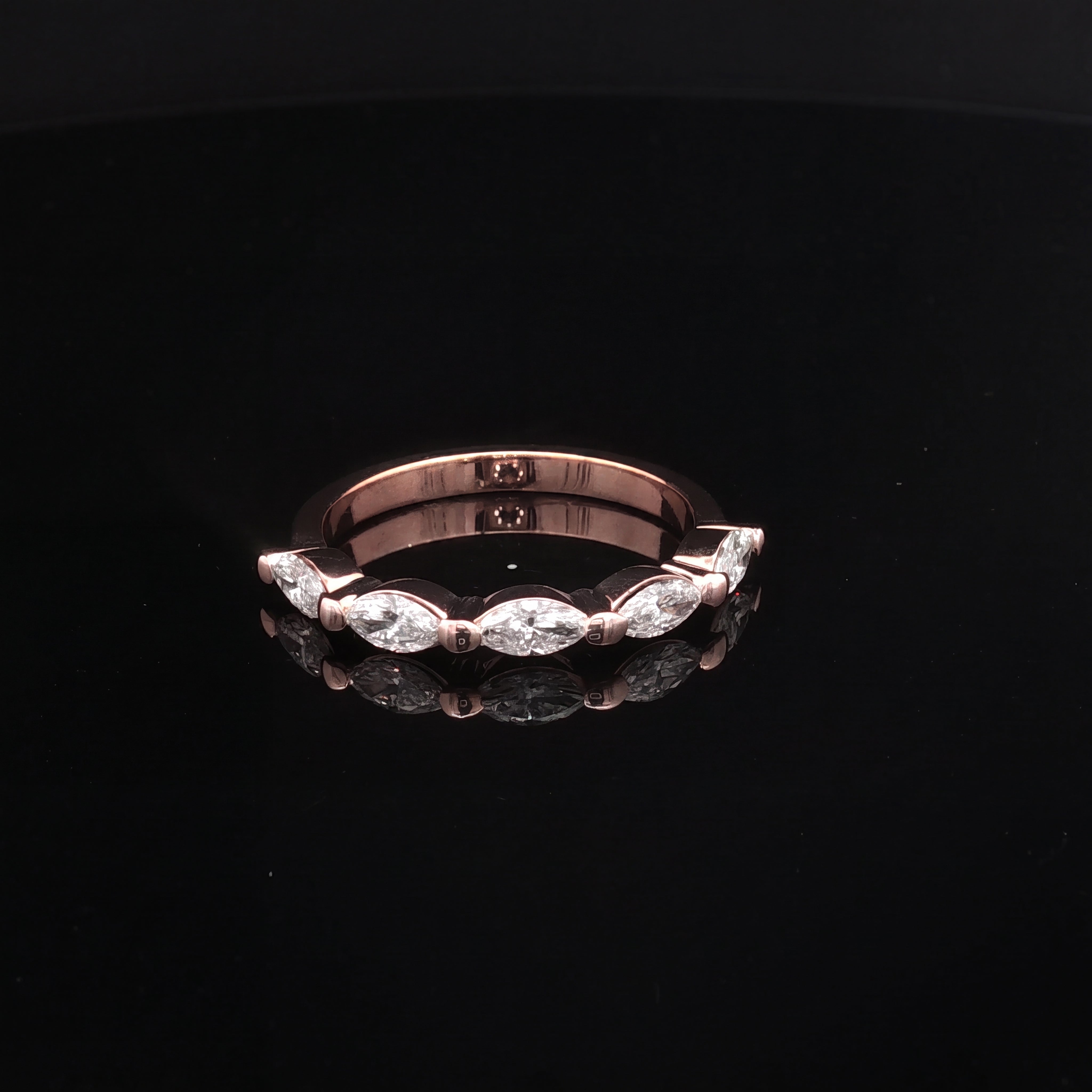 Kian - Marquise Brilliant Diamond Eternity Wedding Band