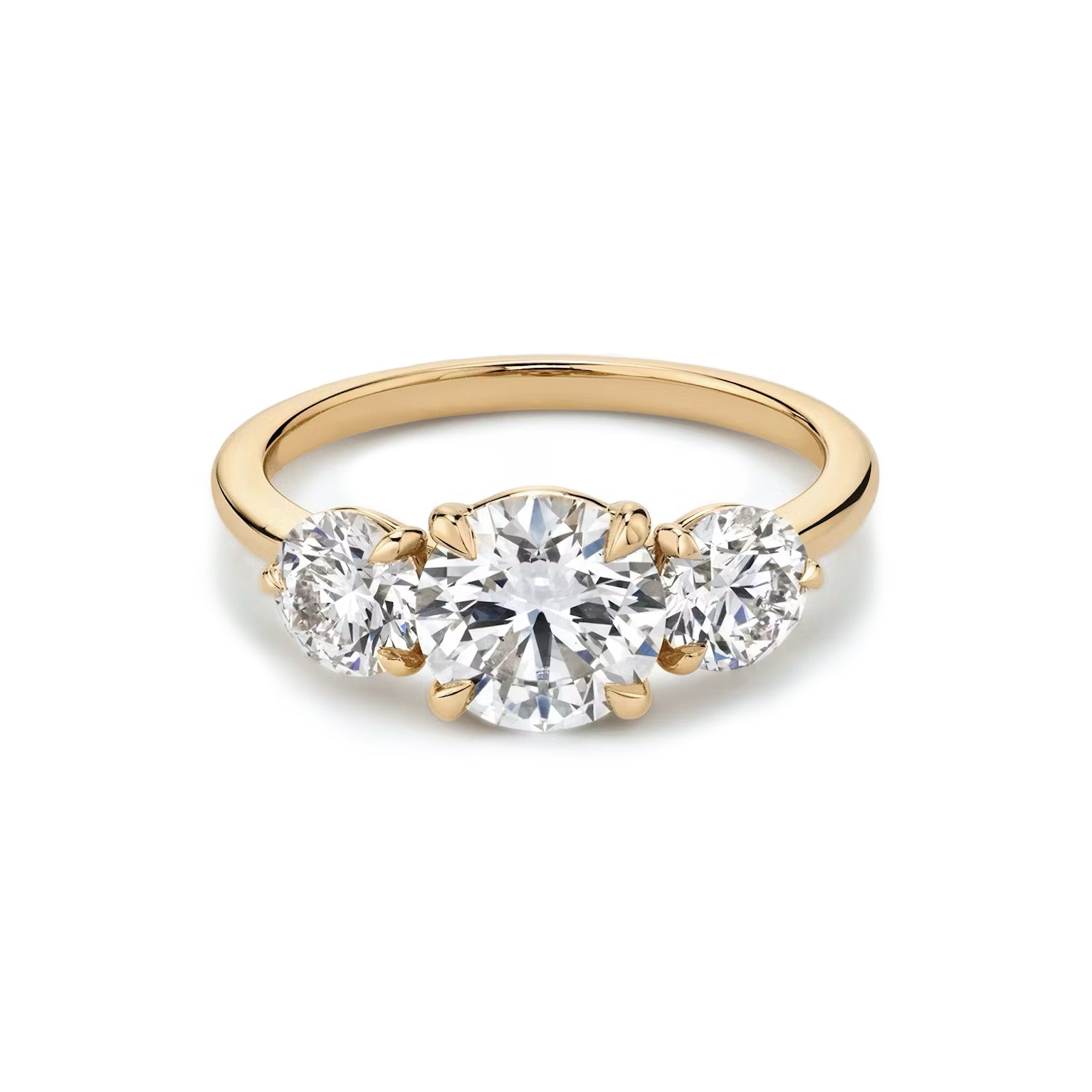 Lydia- Round Trilogy Engagement Ring