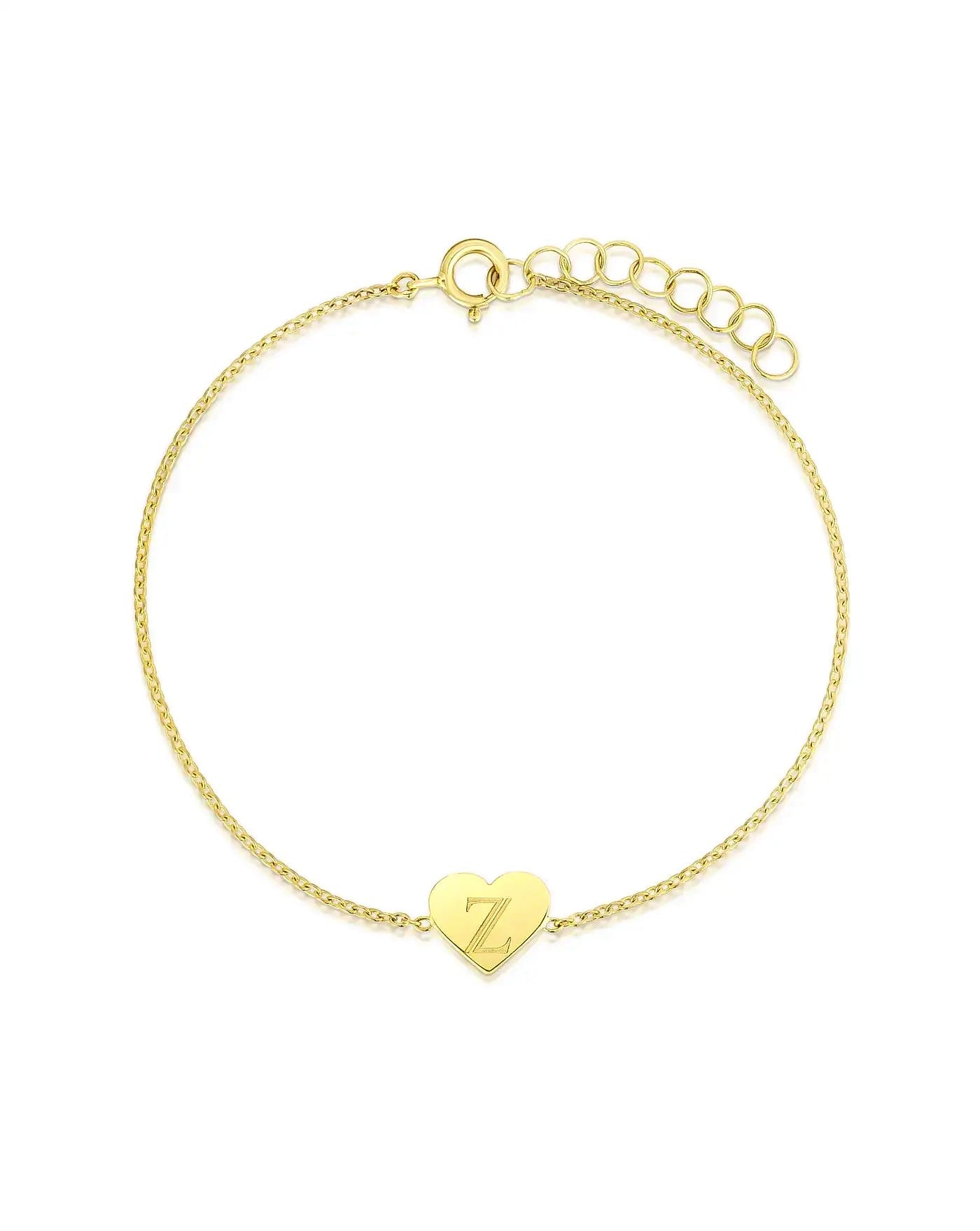 Engravable Heart Bracelet