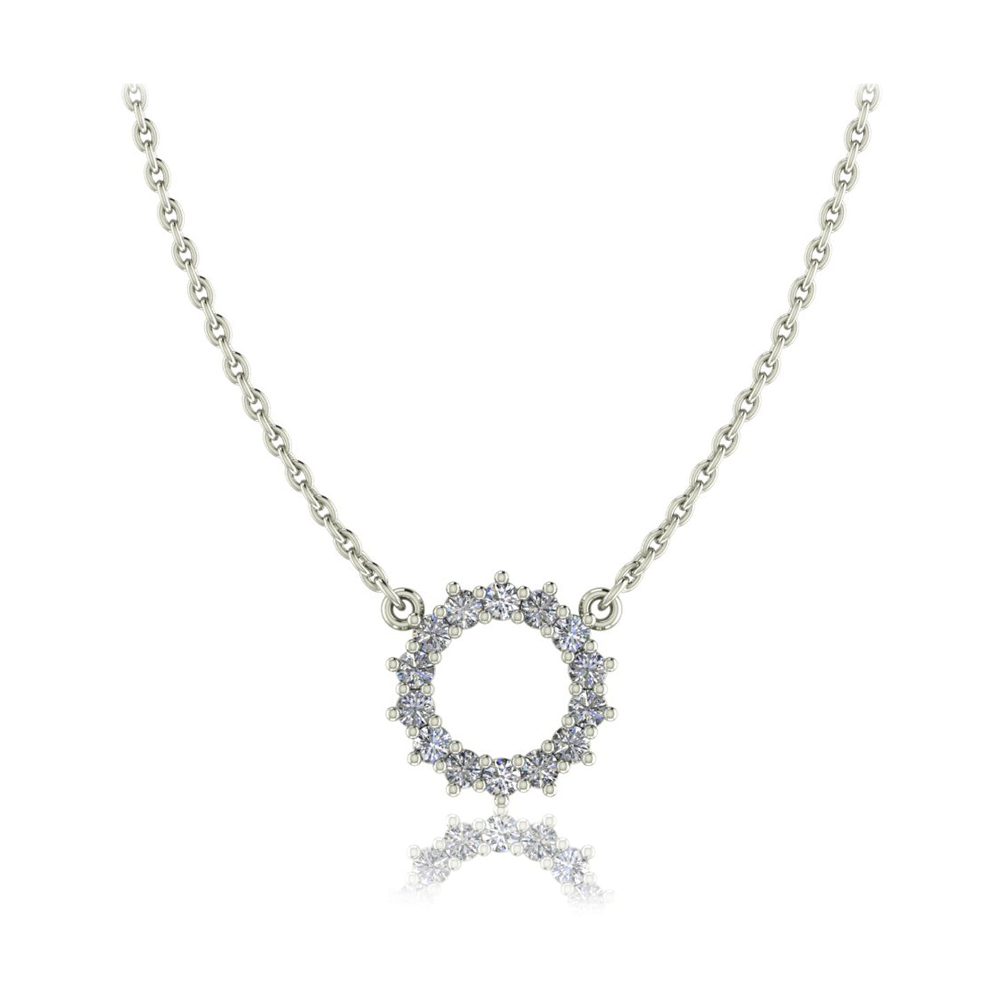 Diamond Circle of Life Necklace