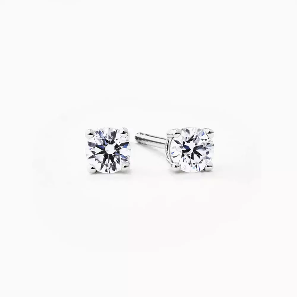 Stud Earrings with 0.20 Carat TW of Diamonds