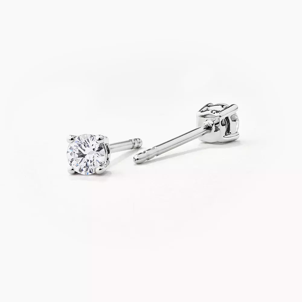 Stud Earrings with 0.50 Carat TW of Diamonds